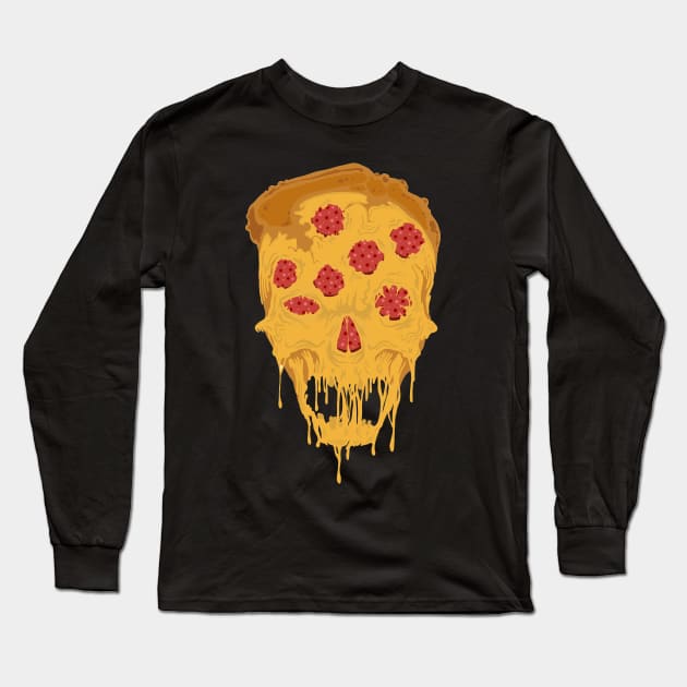 Pizza addicted Long Sleeve T-Shirt by SYLPAT